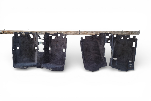 Acura TL 06-08 Interior Floor Carpet, Black 83301-SEP-H01ZA, F006, OEM, 2006, 2007, 2008