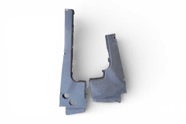 Acura TL 04-08 Top Cover Trim Plastic Cowl Extension, Right/Left Set(2) 74225-SEP-A02, F006, OEM, 2004, 2005, 2006, 2007, 2008