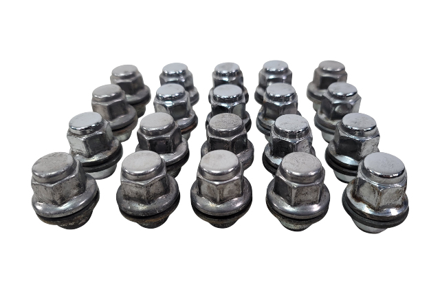 2015-2023 Lexus RC350 Steel Wheel Lug Nuts Set (20 Pieces) 90942-01033, F007, OEM, 2015, 2016, 2017, 2018, 2019, 2020, 2021, 2022, 2023