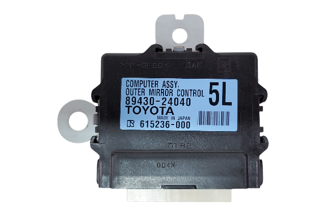 2015-2017 Lexus RC350 Outer Mirror Control Computer Unit 89430-24040, F007, OEM, 2015, 2016, 2017