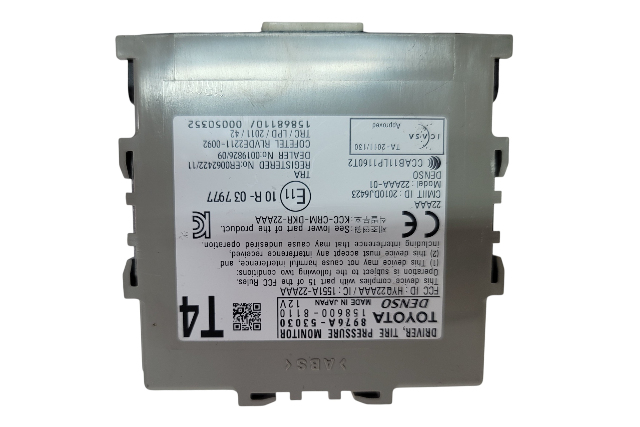 2015-2020 Lexus RC350 Tire Pressure Monitor Unit TPMS 8976A-53033, F007, OEM, 2015, 2016, 2017, 2018, 2019, 2020