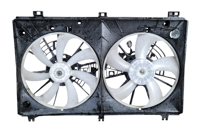 2015-2024 Lexus RC350 Right/Left Cooling Fan Shroud w/Motor Assembly, 16363-50040, F007, OEM, 2015, 2016, 2017, 2018, 2019, 2020, 2021, 2022, 2023, 2024