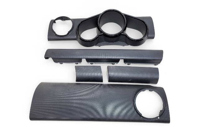 Honda Element 07-10 Instrument Speedometer Bezel Panel Trim Set(4), 77105-SCV-A01ZD, F008, OEM, 2007, 2008, 2009, 2010