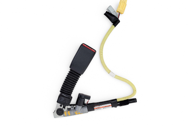 Honda Element 07-11 Front Seat Belt Buckle Left/Driver 04816-SCV-L00ZA, F008, OEM, 2007, 2008, 2009, 2010, 2011