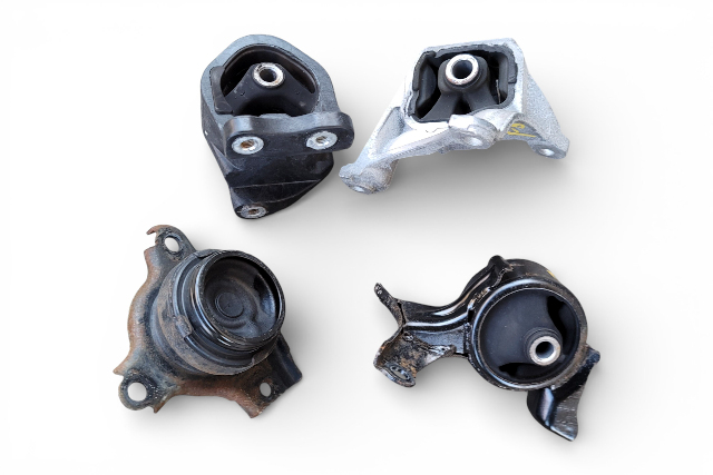 Honda Element 03-10 Engine Rubber Mount Set(4) 50840-SCV-A01, 50821-SCV-A03, 50805-SCV-A01, F008, OEM, 2003, 2004, 2005, 2006, 2007, 2008, 2009, 2010