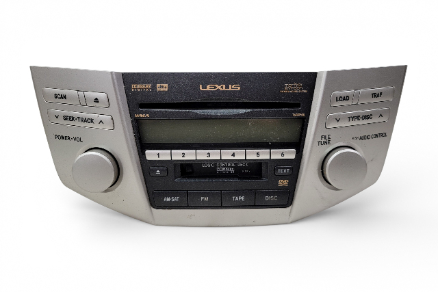 2006-2008 Lexus RX400h CD Disc Player AM/FM Radio Receiver 86120-48A30, F009, OEM, 2006, 2007, 2008