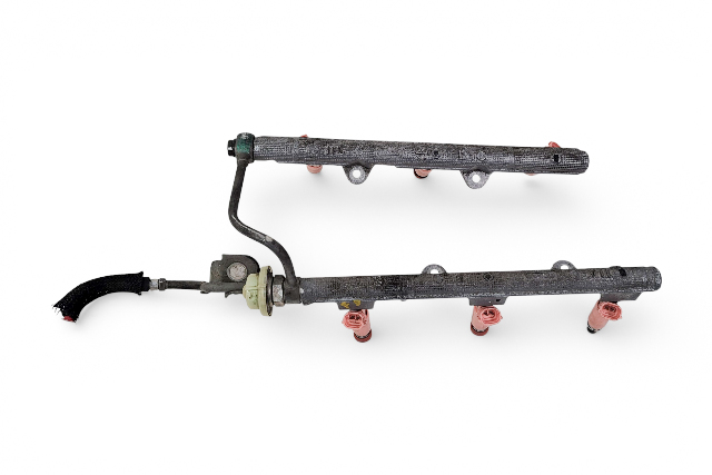 2006-2008 Lexus RX400h Fuel Injectors With Delivery Pipe 23815-20021, 23814-20021, F009, OEM, 2006, 2007, 2008