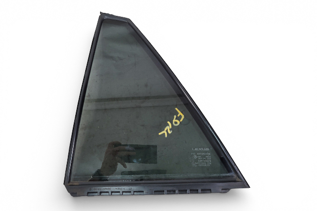 2006-2008 Lexus RX400h Rear Left/Driver Door Vent Glass Window 68124-48110, F009, OEM, 2006, 2007, 2008
