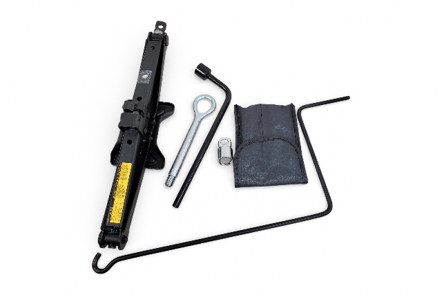 2006-2008 Lexus RX400h Trunk Spare Jack Lift Wrench Hook Set, 09111-0R030, F009, OEM, 2006, 2007, 2008