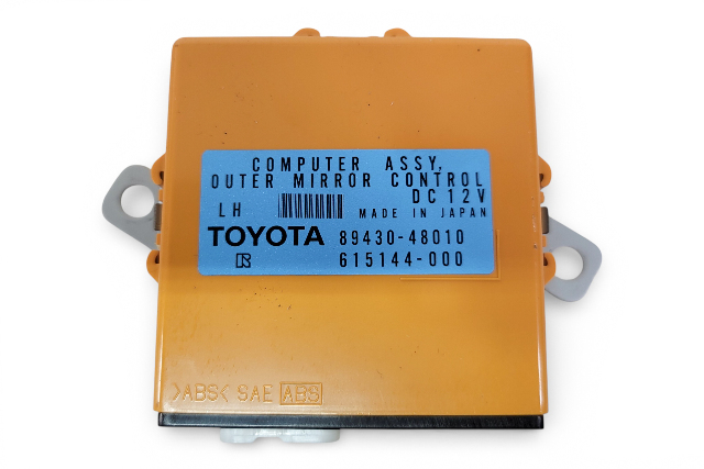 2006-2008 Lexus RX400h Left Outer Mirror Control Computer Unit 89430-0E011, F009, OEM, 2006, 2007, 2008