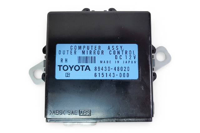 2006-2008 Lexus RX400h Right Outer Mirror Control Computer Unit 89430-0E021, F009, OEM, 2006, 2007, 2008