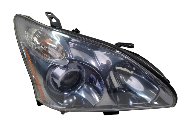 2007-2008 Lexus RX400h Headlight Lamp Body Front Right/Passenger Xenon AFS 81145-48640, F009, OEM, 2007, 2008