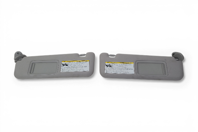 2013-2016 Lexus ES300h Left/Right Set Sun Visor Shield, Gray, F010, OEM, 2013, 2014, 2015, 2016