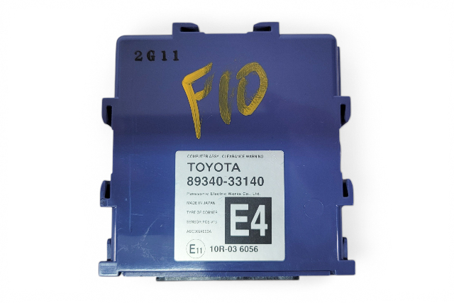 2013-2015 Lexus ES300h Park Assist Clearance Warning Module 89340-33140, F010, OEM, 2013, 2014, 2015