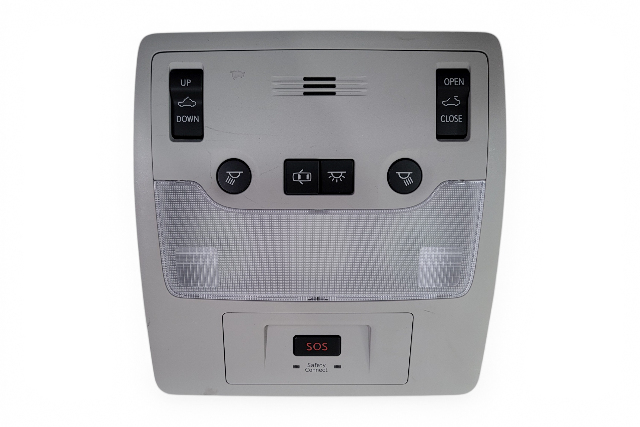 2013-2015 Lexus ES350 Overhead Console Pocket HomeLink Dome Light Gray/Grey, F010, OEM, 2013, 2014, 2015