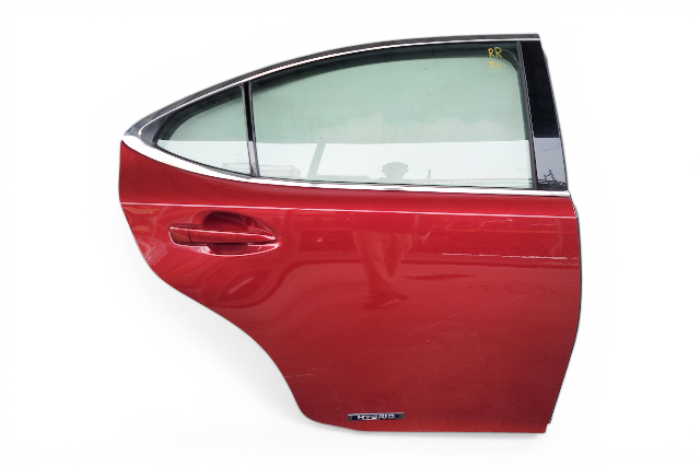 Lexus ES300h 13-18 Rear Right/Passenger Side Door Assembly Black, 67003-33220, F010, OEM, 2013, 2014, 2015, 2016, 2017, 2018