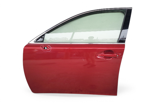Lexus ES300h 13-14 Front Left/Driver Side Door Assembly Red 67002-33210, F010, OEM, 2013, 2014