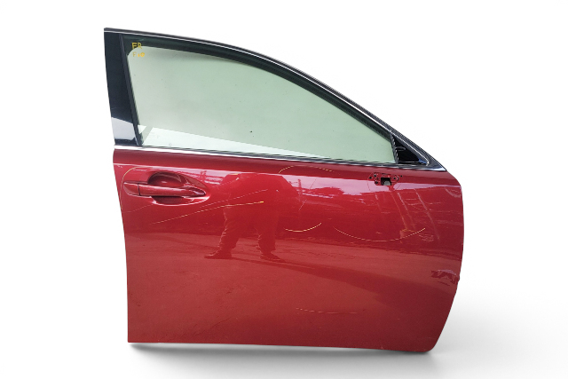 Lexus ES300h 13-14 Front Right/Passenger Side Door Assembly Red, 67001-33210, F010, OEM, 2013, 2014