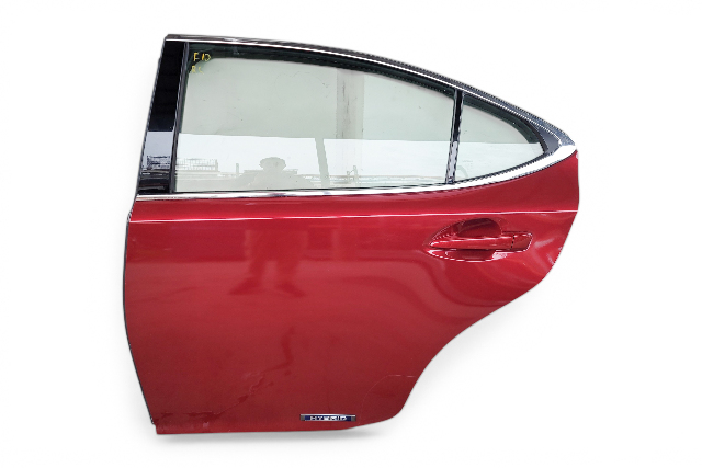 Lexus ES300h 13-18 Rear Left/Driver Side Door Assembly Black 67004-33180, F010, OEM, 2013, 2014, 2015, 2016, 2017, 2018