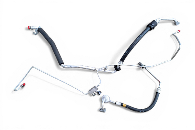 Lexus ES300h 13-18 A/C Air Conditioner Suction Tube Pipe Set(3), 88710-33310, 88707-33070, F010, OEM, 2013, 2014, 2015, 2016, 2017, 2018