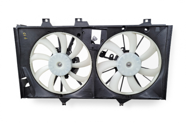 2013-2018 Lexus ES300h Cooling Radiator Fans with Shrouds, 16363-20270, F010, OEM, 2013, 2014, 2015, 2016, 2017, 2018