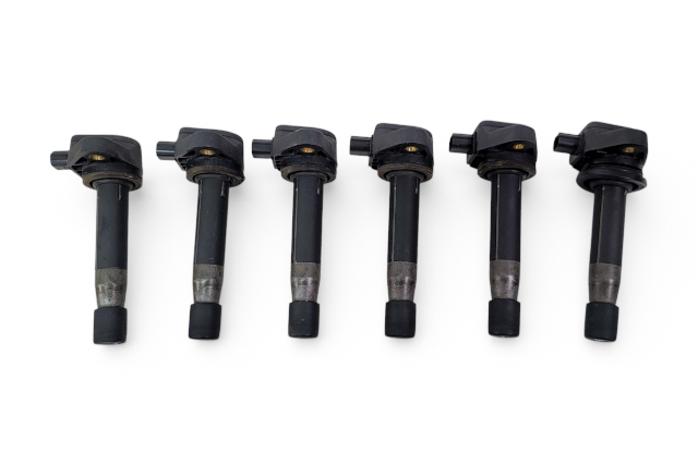 2010-2012 Honda Crosstour Ignition Coil Plug Igniter Set of 6 Pack 30520-R70-S01, F011, OEM, 2010, 2011, 2012