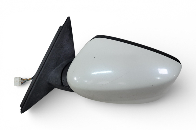 2010-2012 Honda Crosstour Side View Mirror Left, White, 76258-TP6-A21, F011, OEM, 2010, 2011, 2012