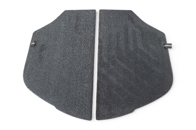 2010-2015 Honda Crosstour Trunk Cargo Side Floor Cover Lid Left/Right Set Black, F011, OEM, 2010, 2011, 2012, 2013, 2014, 2015