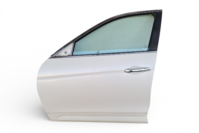 2010-2015 Honda Crosstour Front Door Assembly Left/Driver White 67050-TP6-A90ZZ, F011, OEM, 2010, 2011, 2012, 2013, 2014, 2015