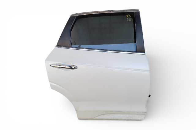2010-2015 Honda Crosstour Door Rear Right Passenger White, 67510-TP6-A90ZZ, F011, OEM, 2010, 2011, 2012, 2013, 2014, 2015