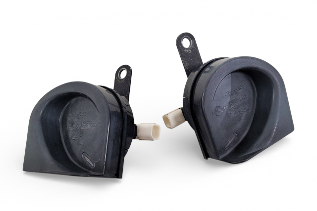 2010-2015 Honda Crosstour High/Low Horn Signal Set 38100-TP6-A01, F011, OEM, 2010, 2011, 2012, 2013, 2014, 2015