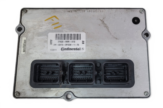 2011-2012 Honda Crosstour Engine Control Unit Module ECU 6 Cyl A/T 37820-RBR-A73, F011, OEM, 2011, 2012