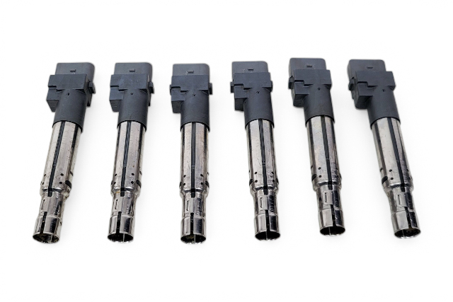 2004-2018 Porsche Cayenne 958 Ignition Igniter Coil Set(6) 3.6L PAB-905-715, F012, OEM, 2004, 2005, 2006, 2007, 2008, 2009, 2010, 2011, 2012, 2013, 2014, 2015, 2016, 2017, 2018