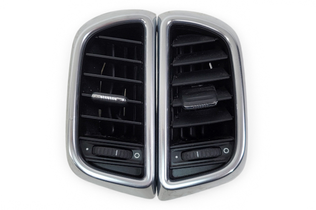 2011-2018 Porsche Cayenne 958 Center Console Rear A/C Air Vent Right/Left, 958-819-204-G0B, F012, OEM, 2011, 2012, 2013, 2014, 2015, 2016, 2017, 2018