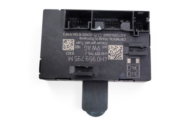 2013-2018 Porsche Cayenne 958 Rear Left Door Control Unit, 4H0-959-795-M, F012, OEM, 2013, 2014, 2015, 2016, 2017, 2018