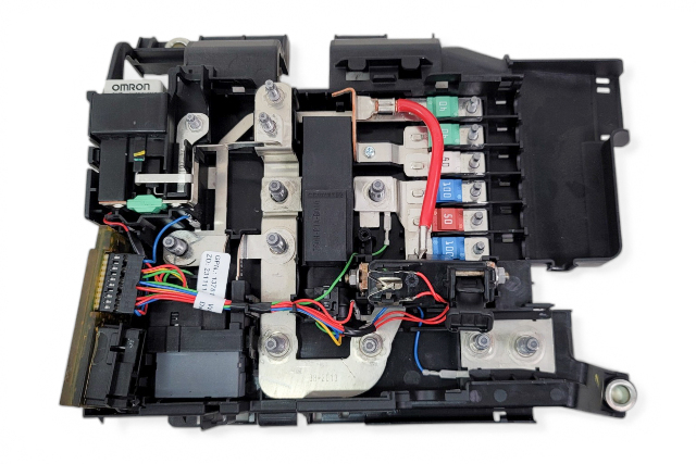 2011-2018 Porsche Cayenne 958 Engine Battery Junction Fuse Relay Box, 958-610-308-00, F012, OEM, 2011, 2012, 2013, 2014, 2015, 2016, 2017, 2018