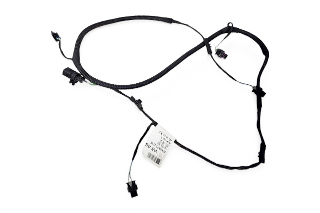 2011-2018 Porsche Cayenne 958 Rear Bumper Wire Harness, 958-971-104-D, F012, OEM, 2011, 2012, 2013, 2014, 2015, 2016, 2017, 2018