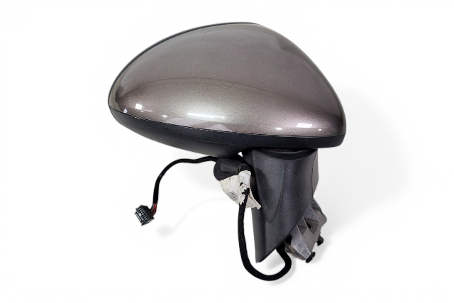 2011-2014 Porsche Cayenne 958 Front Right Driver Side Door Rear View Mirror Gold, 958-731-538-00-G2X, F012, OEM, 2011, 2012, 2013, 2014