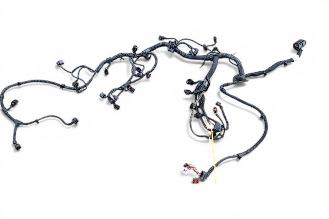 2011-2014 Porsche Cayenne 958 Engine Wire Harness, PAB-971-610, F012, OEM, 2011, 2012, 2013, 2014