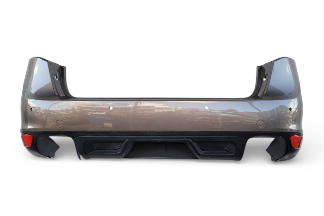2011-2014 Porsche Cayenne 958 Rear Bumper Cover, Gold, 958-505-411-11-G2X, F012, OEM, 2011, 2012, 2013, 2014