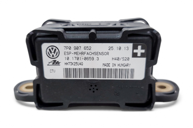 2008-2014 Porsche Cayenne 958 Yaw Turn Rate ABS Deceleration Sensor 958-606-145-00, F012, OEM, 2008, 2009, 2010, 2011, 2012, 2013, 2014