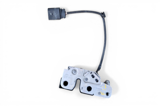 2011-2018 Porsche Cayenne 958 Front Bonnet Hood Lock Latch Actuator, 958-511-509-02, F012, OEM, 2011, 2012, 2013, 2014, 2015, 2016, 2017, 2018