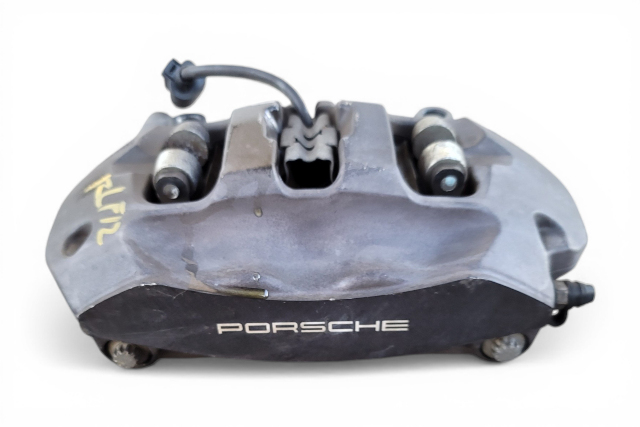 2011-2018 Porsche Cayenne 958 Rear Left/Driver Side Brake Caliper, 7P5-615-423-AF, F012, OEM, 2011, 2012, 2013, 2014, 2015, 2016, 2017, 2018