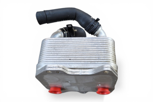 2012-2018 Porsche Cayenne 958 Engine Oil Cooler Radiator, 958-107-271-11, F012, OEM, 2012, 2013, 2014, 2015, 2016, 2017, 2018