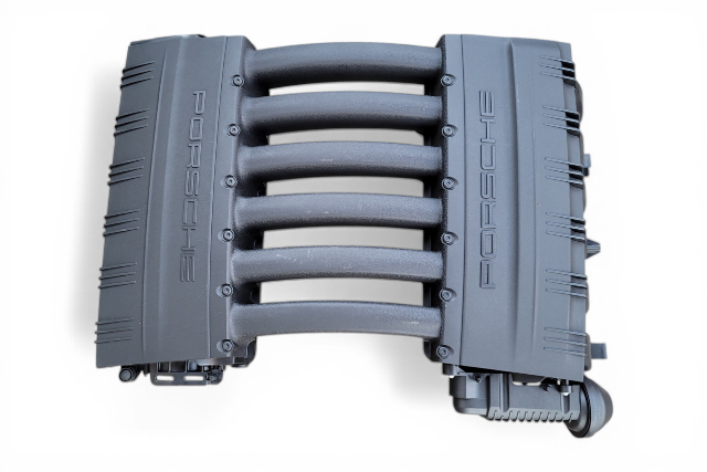 2008-2018 Porsche Cayenne 958 Air Intake Manifold Assembly, 958-133-185, F012, OEM, 2008, 2009, 2010, 2011, 2012, 2013, 2014, 2015, 2016, 2017, 2018