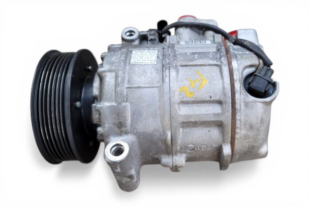 2005-2018 Porsche Cayenne 958 A/C Air Conditioner Compressor & Pulley, 958-126-012-01, F012, OEM, 2005, 2006, 2007, 2008, 2009, 2010, 2011, 2012, 2013, 2014, 2015, 2016, 2017, 2018