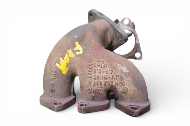 2011-2018 Porsche Cayenne 958 Right Exhaust Manifold, 3.6 6Cyl, 958-111-130-00, F012, OEM, 2011, 2012, 2013, 2014, 2015, 2016, 2017, 2018