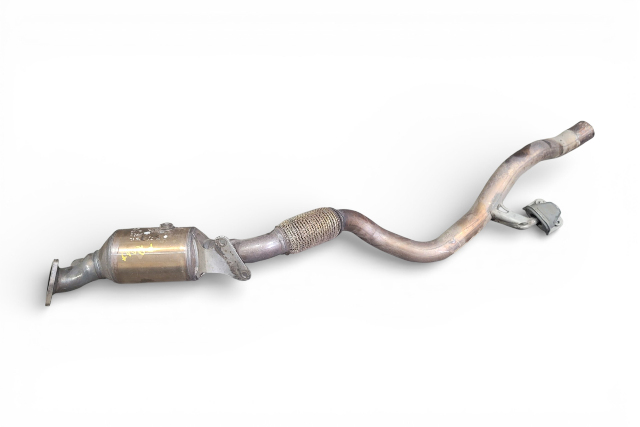 2011-2018 Porsche Cayenne 958 Front Exhaust Pipe,  958-113-021-GX, F012, OEM, 2011, 2012, 2013, 2014, 2015, 2016, 2017, 2018