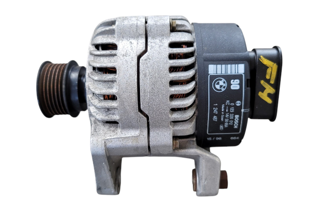 1996-1998 BMW Z3 Alternator Generator w/Pulley 1.9L, 12-31-1-247-488, F014, OEM, 1996, 1997, 1998