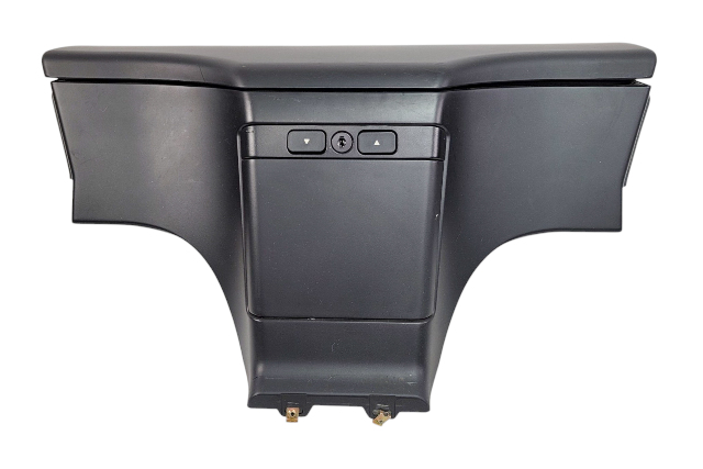 1996-2002 BMW Z3 Rear Center Console Storage Stowage Compartment Cover Box Black, 51-16-8-399-285, F014, OEM, 1996, 1997, 1998, 1999, 2000